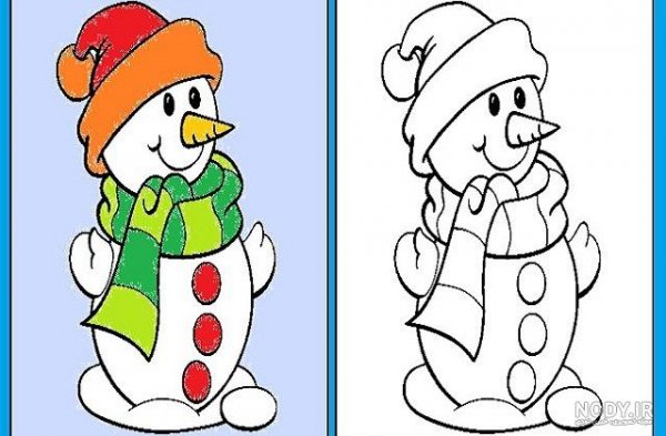 عکس آدم برفی ترسناک واقعی