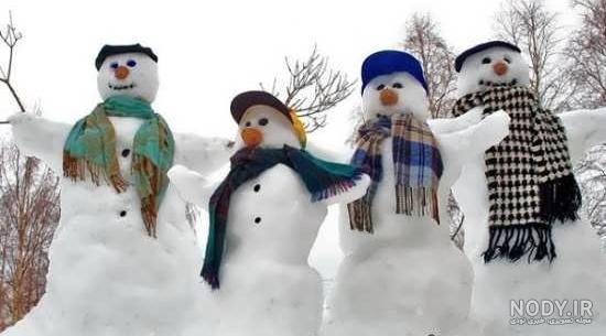 عکس آدم برفی ترسناک واقعی