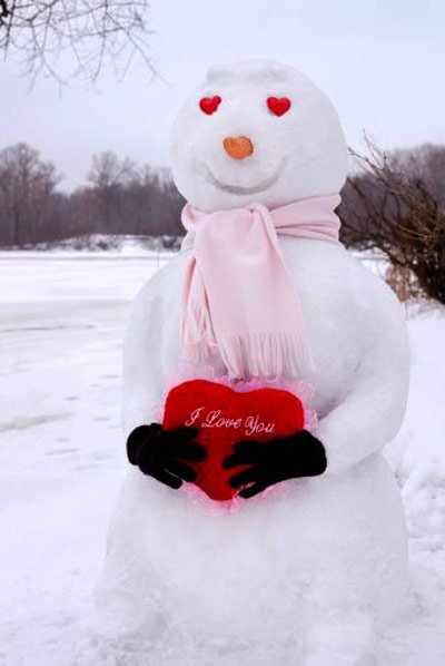 عکس آدم برفی واقعی