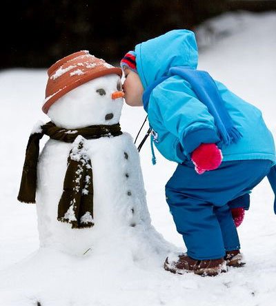 عکس آدم برفی واقعی