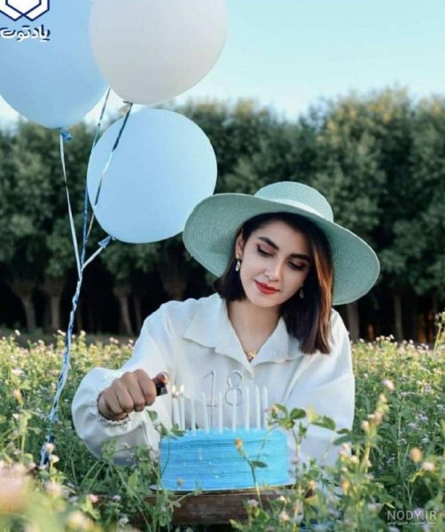 ایده عکس تولد در برف