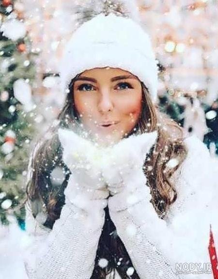  ایده عکس تولد در برف