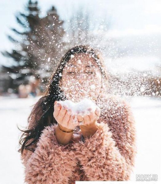  ایده عکس تولد در برف