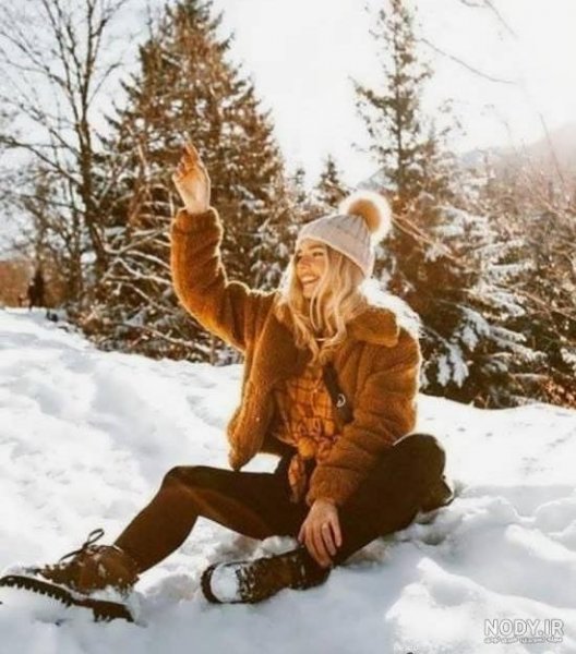  ایده عکس تولد در برف