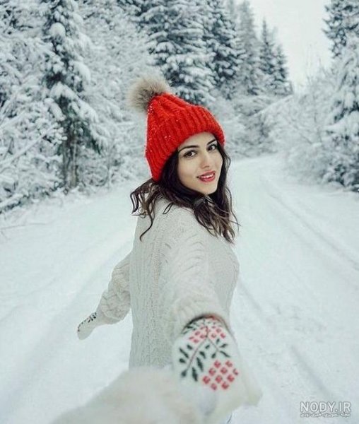  ایده عکس تولد در برف