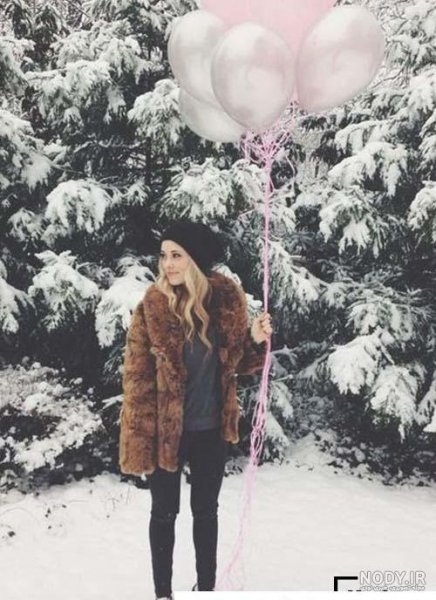  ایده عکس تولد در برف