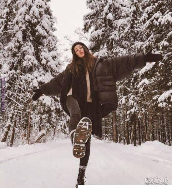  ایده عکس تولد در برف