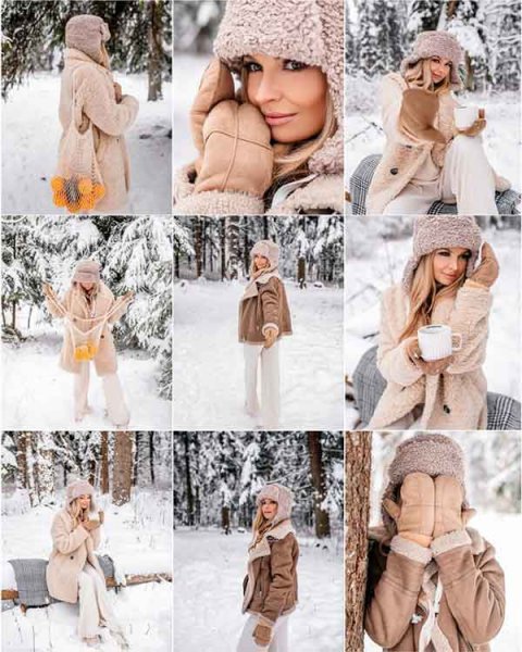 عکس زمستانی دخترانه