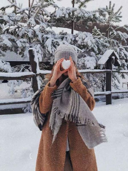  ایده عکس برفی دخترانه