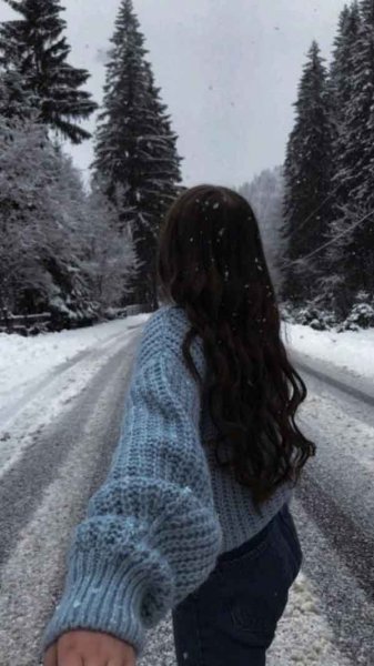  ایده عکس برفی دخترانه