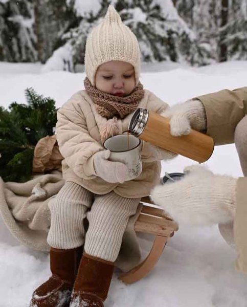 عکس برف دخترانه