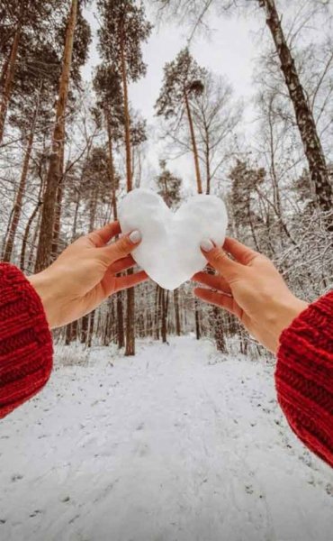 عکس برف دخترانه