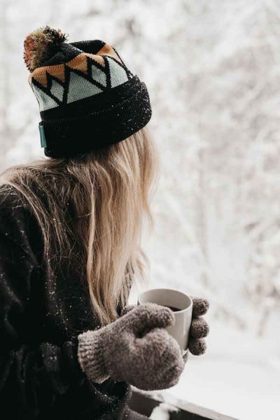 عکس برف دخترانه