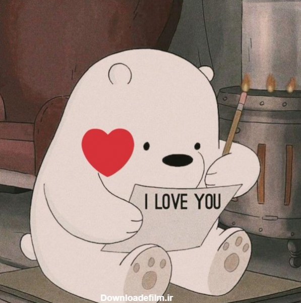  عکس خرس های کله فندقی یخی