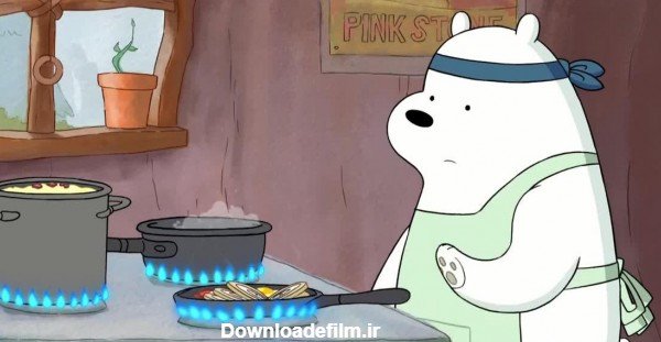  عکس خرس های کله فندقی یخی