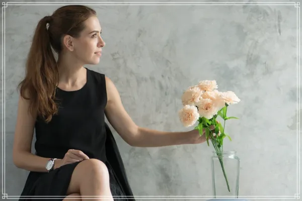  88 عکس با گل طبیعی