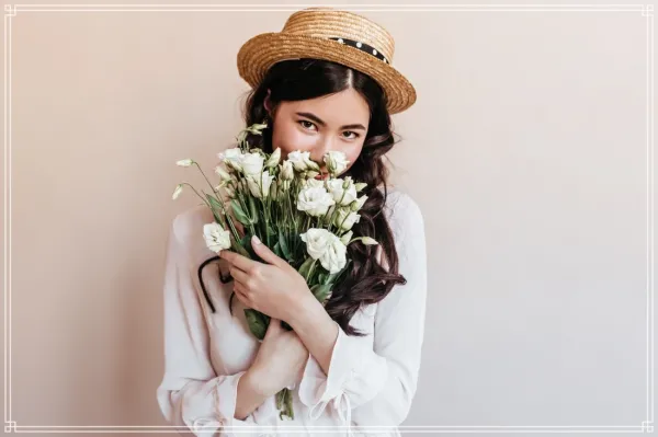  88 عکس با گل طبیعی