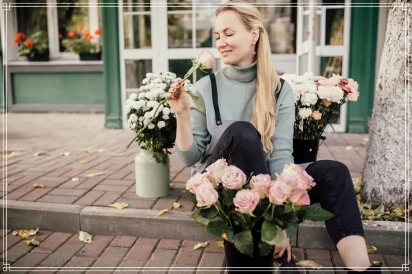 عکاسی با گل رز