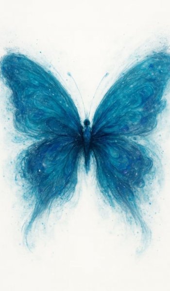  عکس پروانه ی آبی