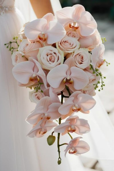  عکس با دسته گل عروس