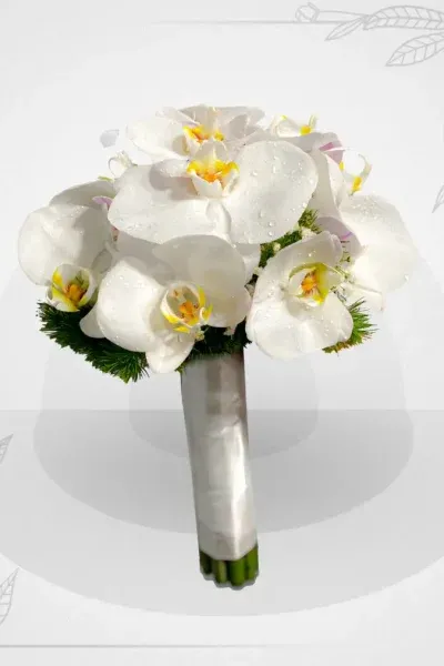  عکس دسته گل عروس ارکیده