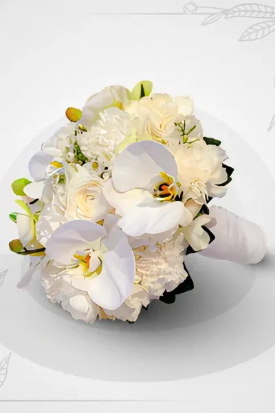  عکس دسته گل عروس ارکیده