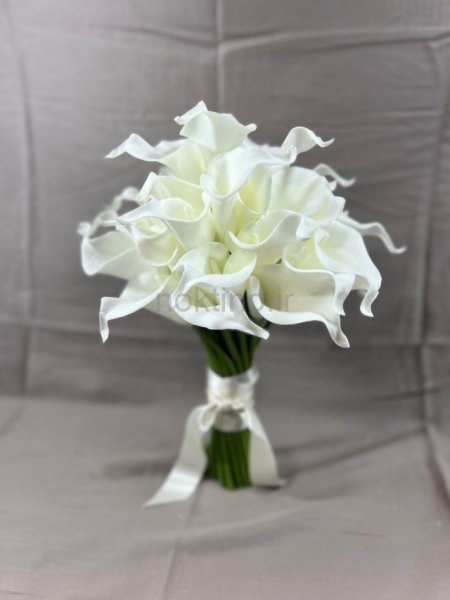  دسته گل عروس سفید
