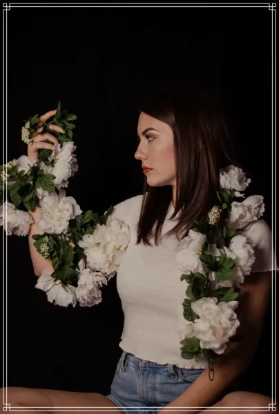  180 عکس با گل طبیعی