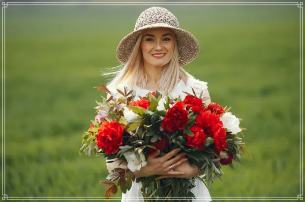  180 عکس با گل طبیعی