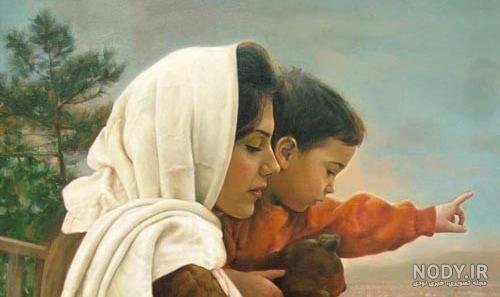  عکس مادر غمگین
