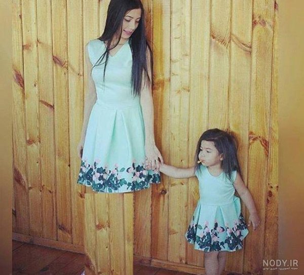 عکس مادر دختری فانتزی با حجاب
