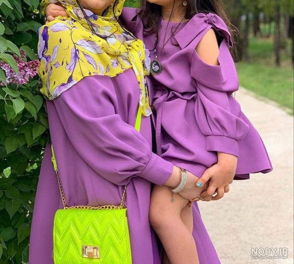  عکس مادر دختری فانتزی با حجاب