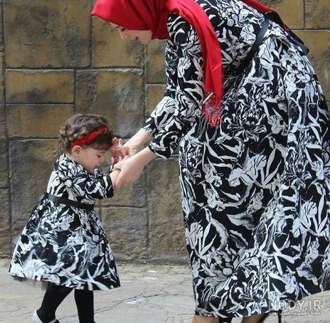  عکس مادر و دختر با حجاب