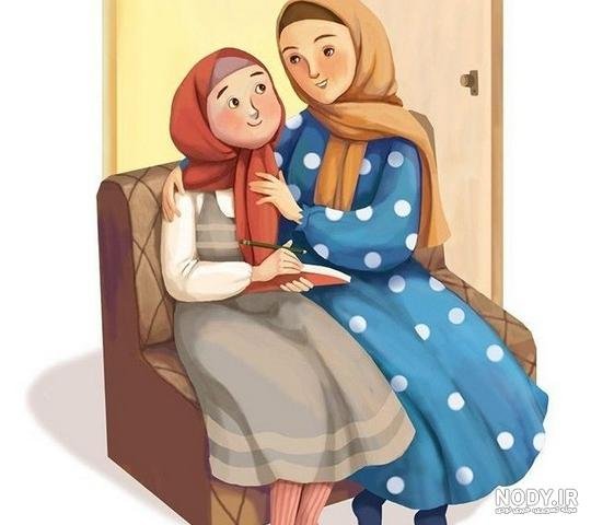  عکس مادر و دختر با حجاب