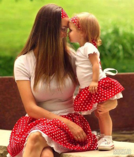  عکس فیک مادر دختری طبیعی