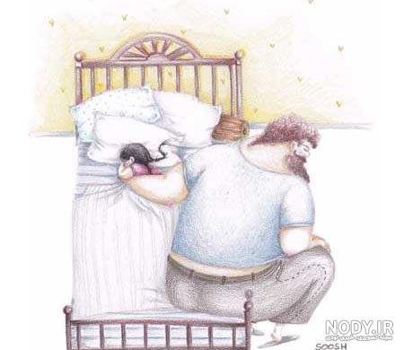  عکس پدر دختری فانتزی