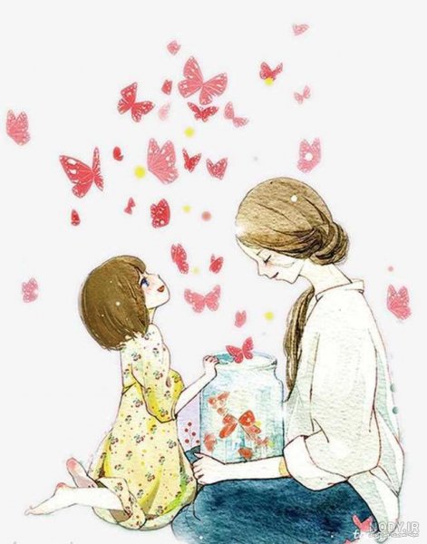  عکس مادر و دختر فانتزی