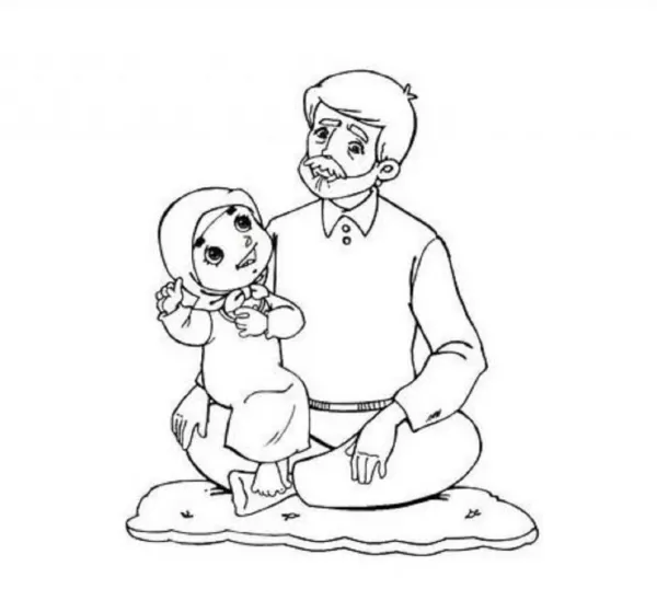  عکس پروفایل پدر دختری کارتونی