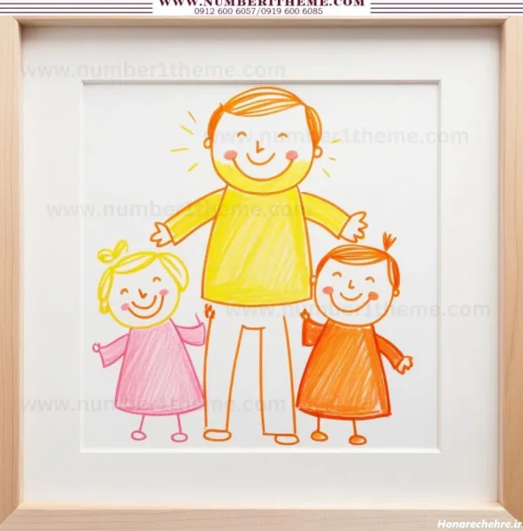  عکس پروفایل پدر دختری کارتونی