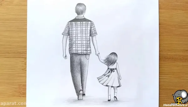  عکس پروفایل پدر دختری کارتونی