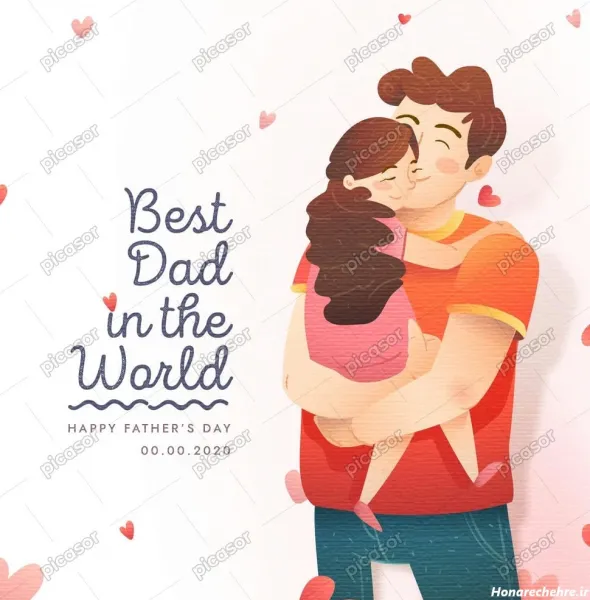  عکس پروفایل پدر دختری کارتونی