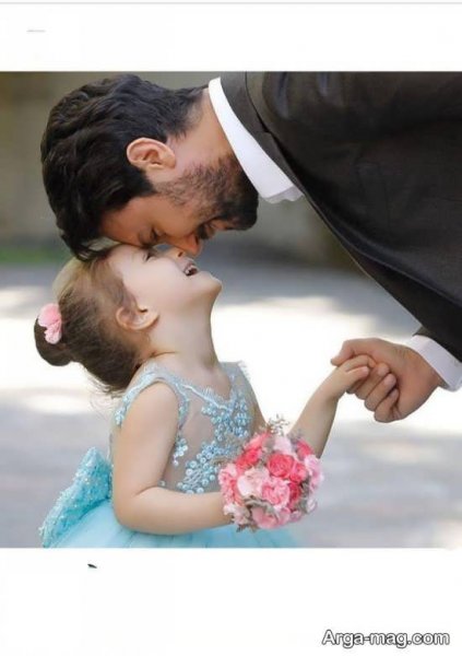  40 عکس پدر دختری زیبا
