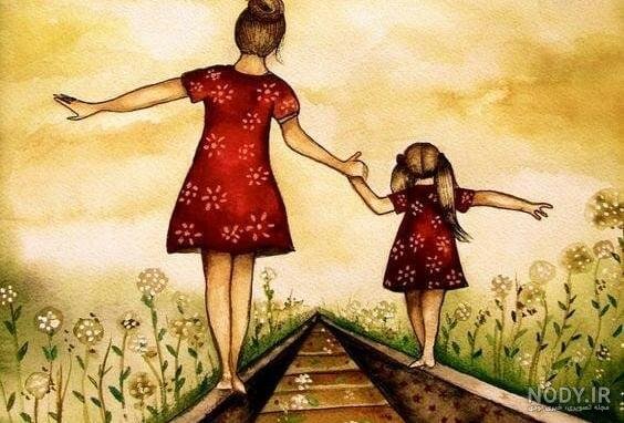 عکس مادر غمگین بدون متن