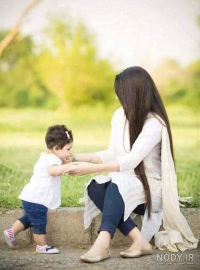 عکس مادر غمگین بدون متن