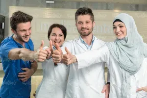 عکس خانم دکتر با حجاب فانتزی