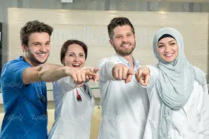 عکس خانم دکتر با حجاب فانتزی