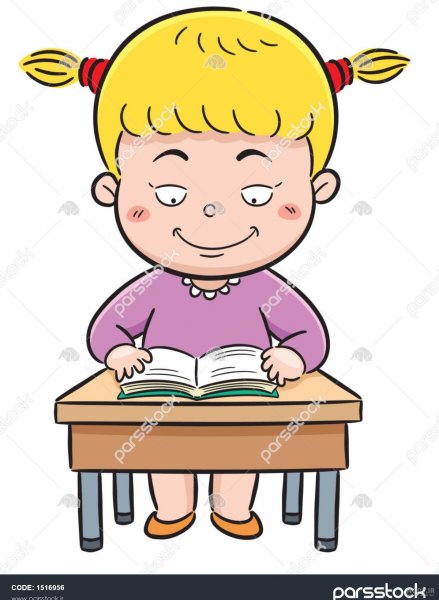  عکس دختر درحال درس خوندن فانتزی