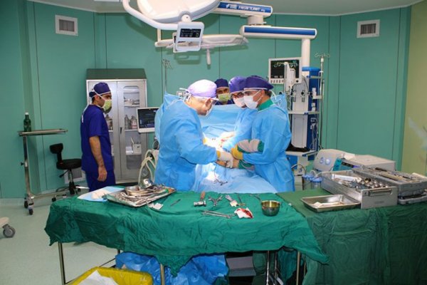 عکس جای بخیه عمل قلب