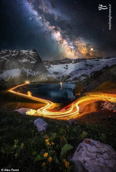  عکس آسمان پر ستاره واقعی