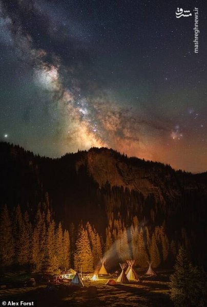  عکس آسمان پر ستاره واقعی